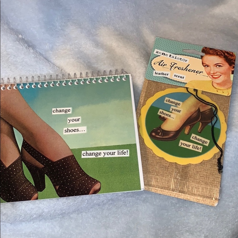 Anne Taintor Sketch Book and Air Freshener (NIP)